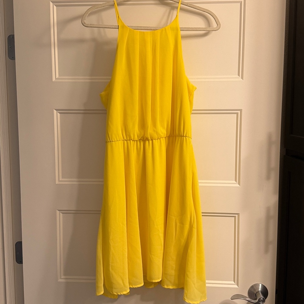 Bright Sunny Yellow Dress *EUC*